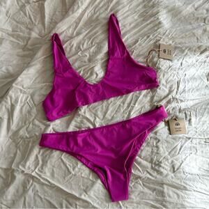 Free People x Toast Swim Purple Orchid Signature Set— NWT